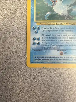 1999 Pokemon Articuno 2/62 Holo - Image 5