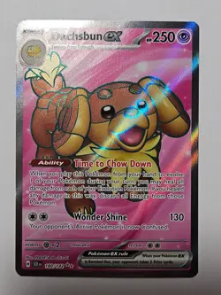 Dachsbun ex Holo Ultra Rare SV07: Stellar Crown 160/142 NM Pokemon - Image 1