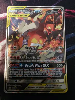 Pokemon TCG Reshiram & Charizard GX SM201 - Image 1