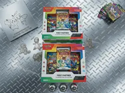 Pokemon 2026 First Partners 2X Series 1 Collections Brand New Sealed - Image 2