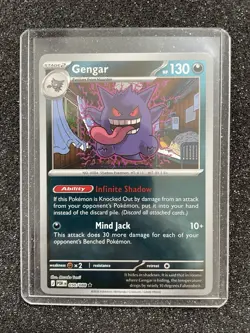 1x Pokemon TCG Perfect Order #050 Gengar Rare Reverse Holo pack fresh - Image 1