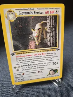 Pokemon TCG Giovanni's Persian Gym Challenge Holo (Near Mint) - Image 1