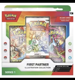 Pokemon TCG First Partner Illustration Collection Series 1 New Sealed - Image 1