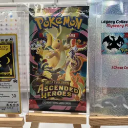 Pokemon TCG: Mega Evo. Ascended Heroes SEALED Booster + 1 Legacy Mystery Pack - Image 1