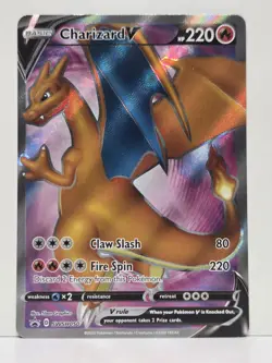 Charizard V SWSH050 (NM) - Sword & Shield Black Star Promo - Pokemon TCG NM -c - Image 1