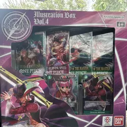 Bandai Namco One Piece Card Game Illustration Box Vol.4 English Mihawk Perona - Image 1