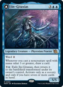 MTG English Jin-Gitaxias NM Foil March of the Machine - Image 1