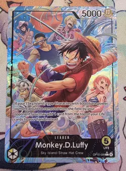 Monkey.D.Luffy (Alt Art) (Leader) OP15-098 One Piece: Adventure on Kami's Island - Image 1
