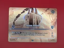 Treasure Mountain(Enchanted) Disney Lorcana EN6 Azurite Sea Enchanted - Image 1