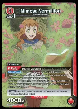 Mimosa Vermillion UE08BT/BCV-1-093 Black Clover Union Arena TCG NM - Image 1