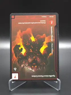 Spellbroken Flame Golem 2024 Wonders Of The First 1st Edition 376/401 - Image 3