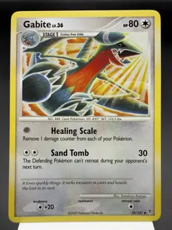 Gabite 59/147 - Platinum Supreme Victors Pokemon Card LIGHT PLAY - Image 1