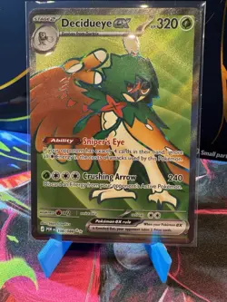 Decidueye EX 100/088 Full Art Ultra Rare Perfect Order Pokemon TCG Near Mint - Image 1