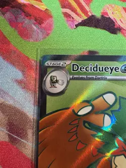 Decidueye EX 100/088 Full Art Ultra Rare Perfect Order Pokemon TCG Near Mint - Image 2