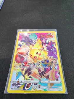Pikachu - 160/159 - Full Art Holo Secret Rare - Crown Zenith - Pokemon Card NM - Image 1