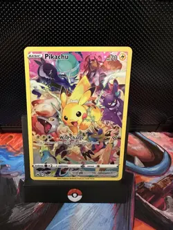 Pikachu Full Art Crown Zenith 160/159 Secret Rare Holo Pokemon Card NM - Image 1