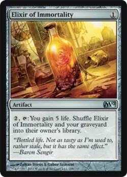 MTG English Elixir of Immortality NM Foil Magic 2012 Core Set - Image 1