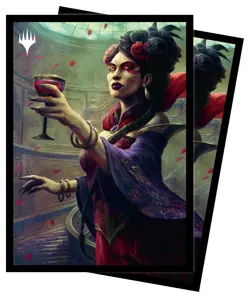 Magic the Gathering Crimson Vow Henrika, Infernal Seer Card Sleeves (100pcs) - Image 1