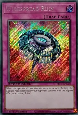 SBC1-END20 WIDESPREAD RUIN SECRET RARE 1ST EDITION YuGiOh CARD - Image 1