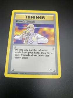Trainer Blaine’s Gamble 121/132 pokemon card - Image 2