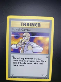 Trainer Blaine’s Gamble 121/132 pokemon card - Image 3