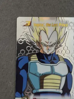 Vegeta, the Last Prince LIMITED FOIL LV3 Card #193 Score Cell Saga DBZ CCG 2001 - Image 5
