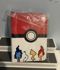 Pokemon Binder New Condition Holds Up To 400 Cards Squirtle Bulbasaur - Image 1