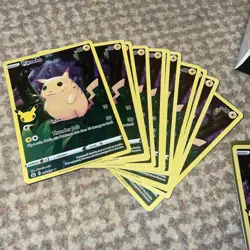 Pikachu 5/25, LP Full Art Holo, Pokemon Celebrations 25th Anniversary TCG Card - Image 3