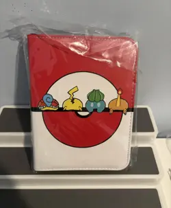 Pokemon Binder New Condition Holds Up To 400 Cards Squirtle Bulbasaur - Image 1