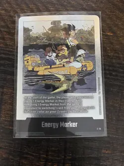 Dragon Ball Super Fusion World Energy Marker Card E-79 Holofoil Silver - Image 1