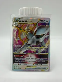 Arceus VSTAR Holo Card 123/172 Swsh09 Brilliant Stars Series - Image 1