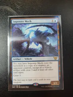Imposter Mech Commander: Kamigawa: Neon Dynasty Mtg Magic NM - Image 1