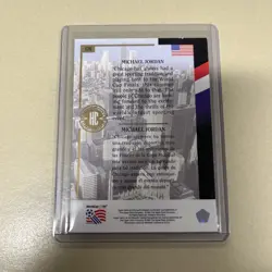 1994 Upper Deck World Cup English/Spanish - Honorary Captains Michael Jordan #C6 - Image 2