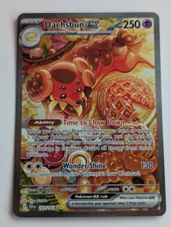 Dachsbun ex 169/142 Sv07: Stellar Crown SIR Pokemon TCG NM - Image 1