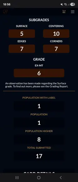 Pokemon TCG Legendary Collection Mewtwo #29 Reverse holo ACE 6 POP 1 CLEAN COPY - Image 3