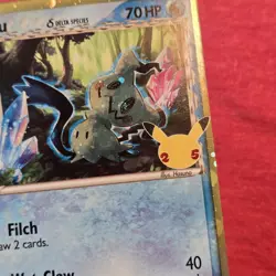 Pokemon Celebrations: Mimikyu Delta Species SWSH136 Holo Promo - LP/NM - Image 2