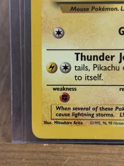 Pokemon TCG Pikachu 58/102 E3 Stamp - Yellow Cheeks - 1999 - Great Condition - Image 3