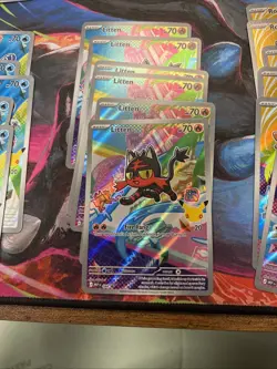 Rowlet, Litten, and Popplio First Partner Promos - MEP 043, 044, 045 Pokemon TGC - Image 3