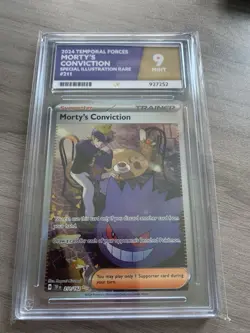 Pokemon Morty’s Conviction 211/162 SIR Temporal Forces ACE 9 - Image 1