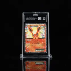 2016 Pokemon Japanese Pokekyun Collection Flareon EX 1st Edition 006 TAG 10 - Image 1