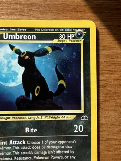 Umbreon Holo Rare | 13/75 Neo Discovery | Pokemon Mint/NM 🌀 - Image 5