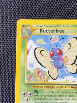 Pokemon Butterfree 9/18 2001 Stage 2 Southern Islands LP+ - Image 2