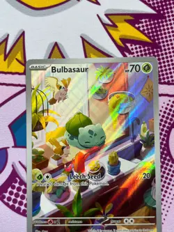 Pokemon TCG - Bulbasaur 143/142 - Stellar Crown - Illustration Rare - NM - Image 2