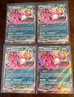 Fezandipiti ex - 038/064 - SV: Shrouded Fable - Pokemon set of 4 - Image 1