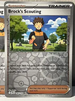 4x Brock's Scouting Playset 146/159 Reverse Holo Pokemon TCG - Image 2