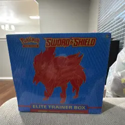 Pokemon Sword & Shield Elite Trainer Box Zamazenta TCG Box English - Image 1