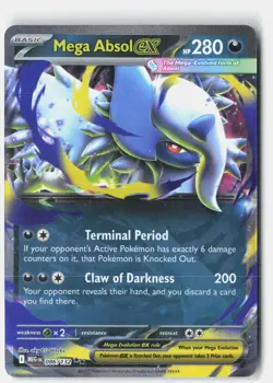 MEGA ABSOL EX 086/132 DOUBLE RARE MEGA EVOLUTION POKEMON NM - Image 1