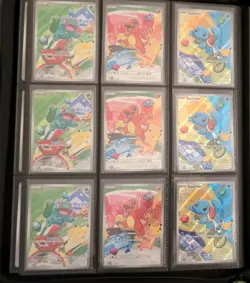 Pokemon TCG First Partner Illustration Collection Series 1 Kanto GEN 1 Starters - Image 1