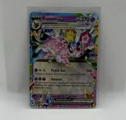 Espeon ex 034/131 Sv: Pokemon TCG Prismatic Evolutions Holo NM - Image 1
