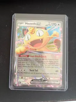 Pokemon TCG - Perfect Order - Meowth ex - 62/124 - Image 1
